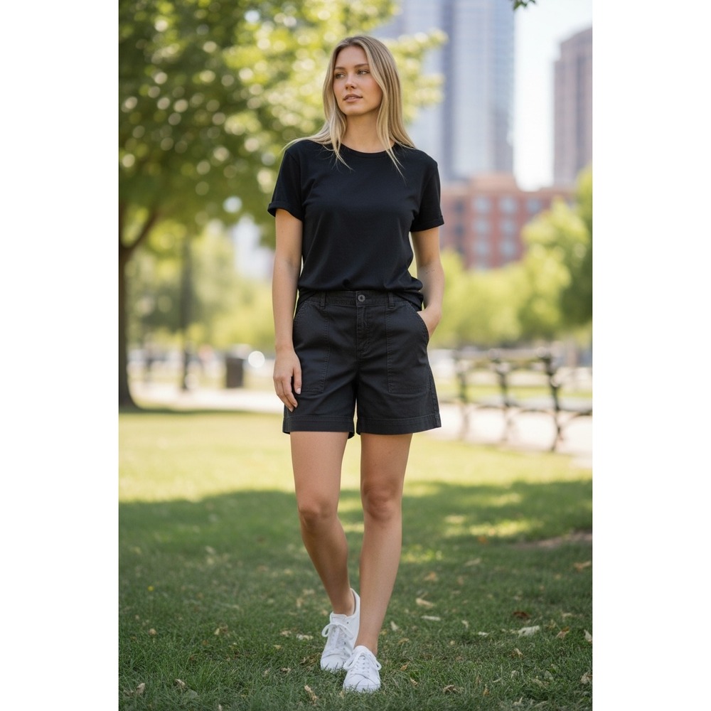 Liz Claiborne Black Jean Shorts